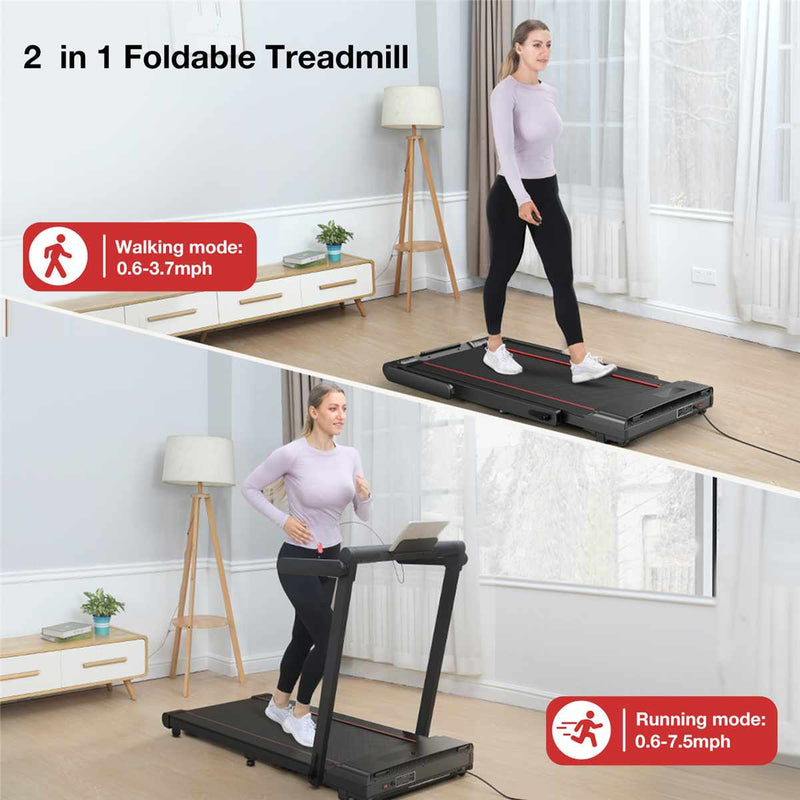 MultifunctionalFolding Treadmill Fitness Indoor Exercise Equipment Gym Folding House Fitness Treadmills