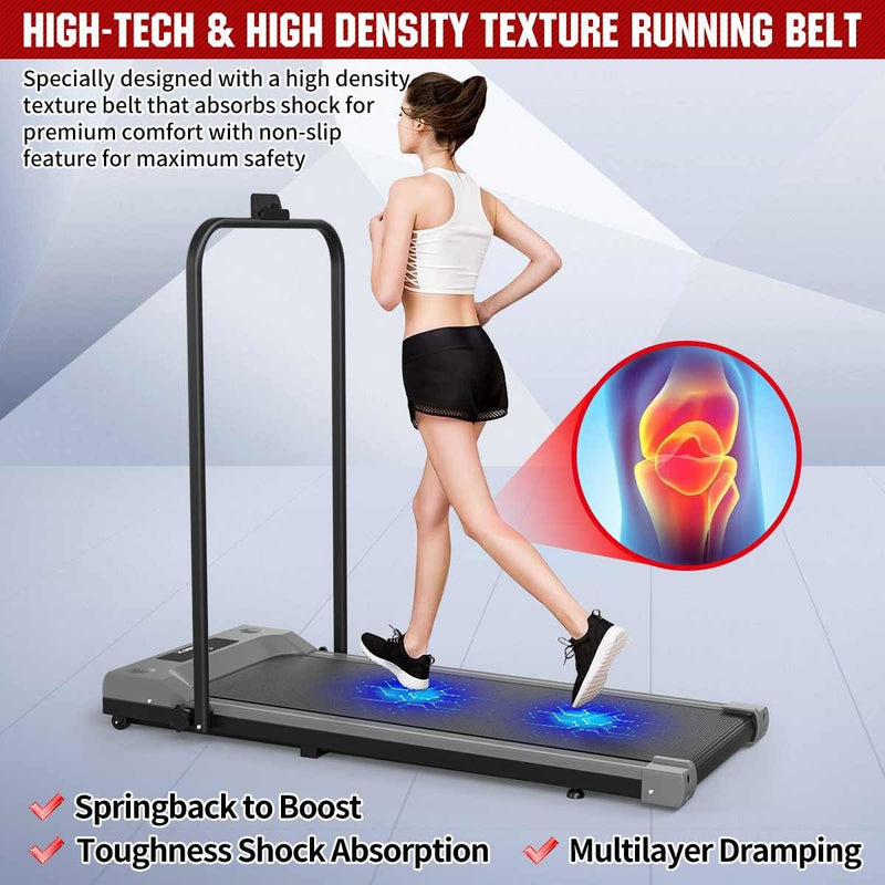 Multifunctional Foldable Treadmills Mini Fitness Indoor Exercise Equipment Gym Folding House Fitness Treadmills US Plug